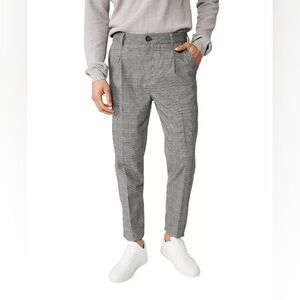 Cotton On Pants Cotton On Oxford Grey Plaid Trousers Size 34